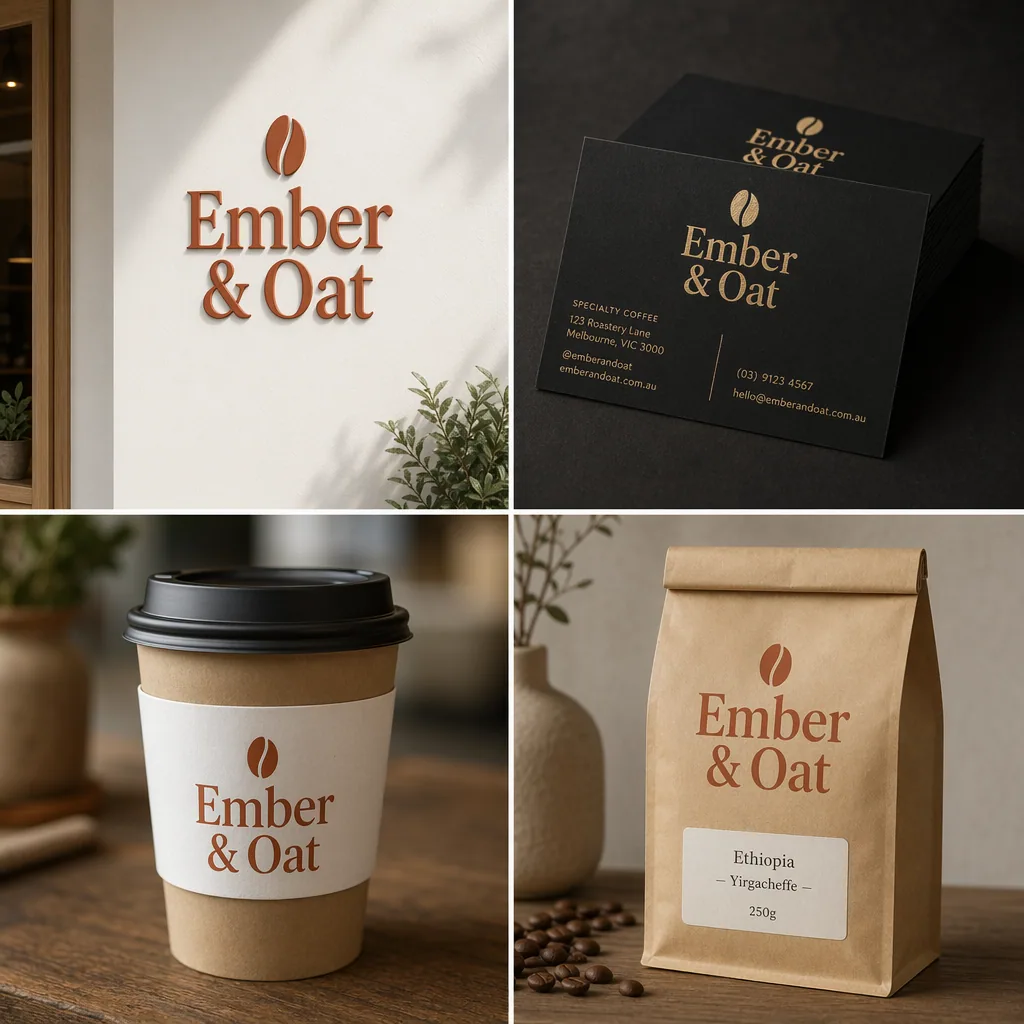 Coffee Brand Identity Set