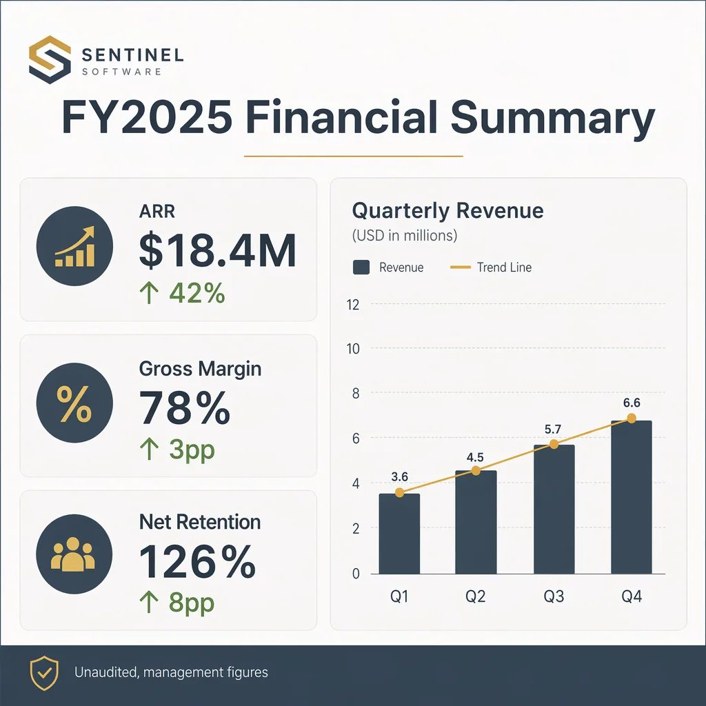 Finanz-Summary-Folie