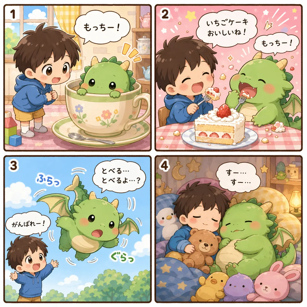 Kodomo-Manga: Freundlicher Drache