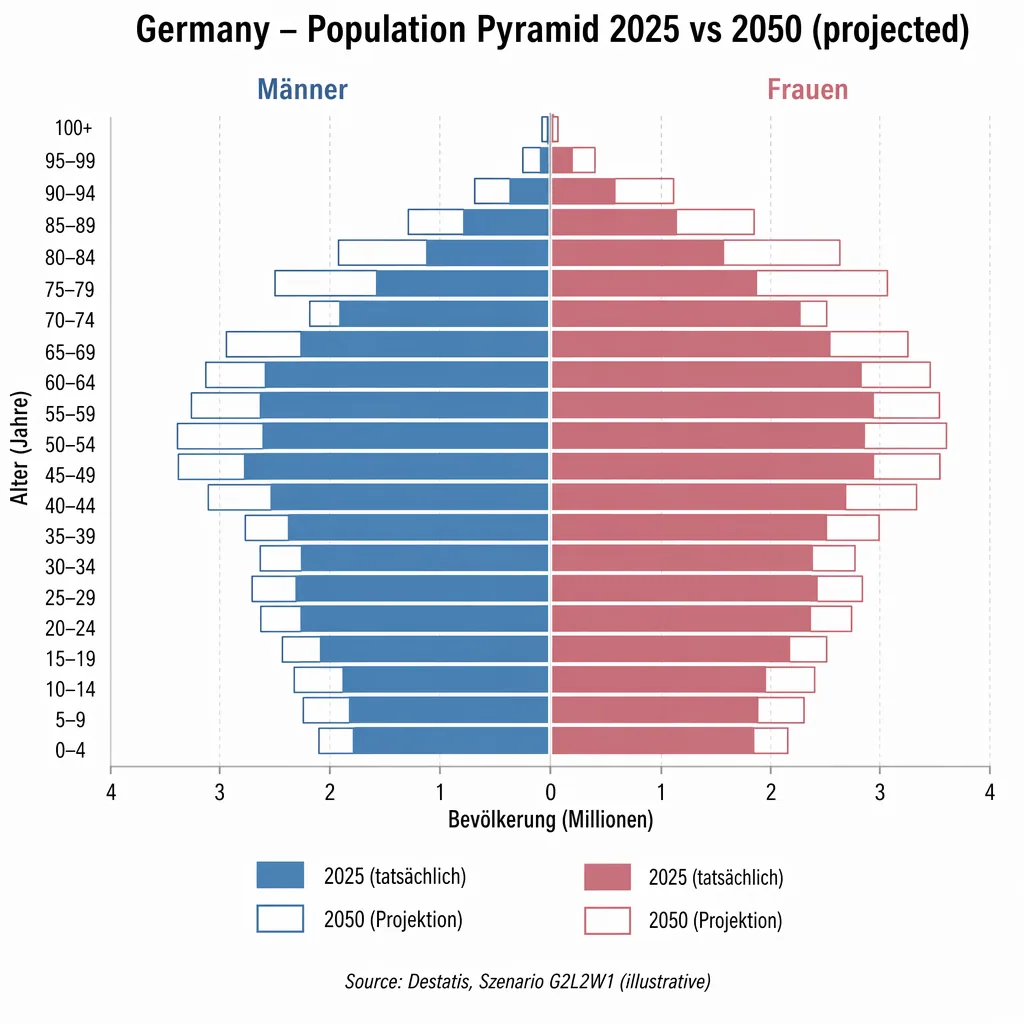 Bevölkerungspyramide Deutschland
