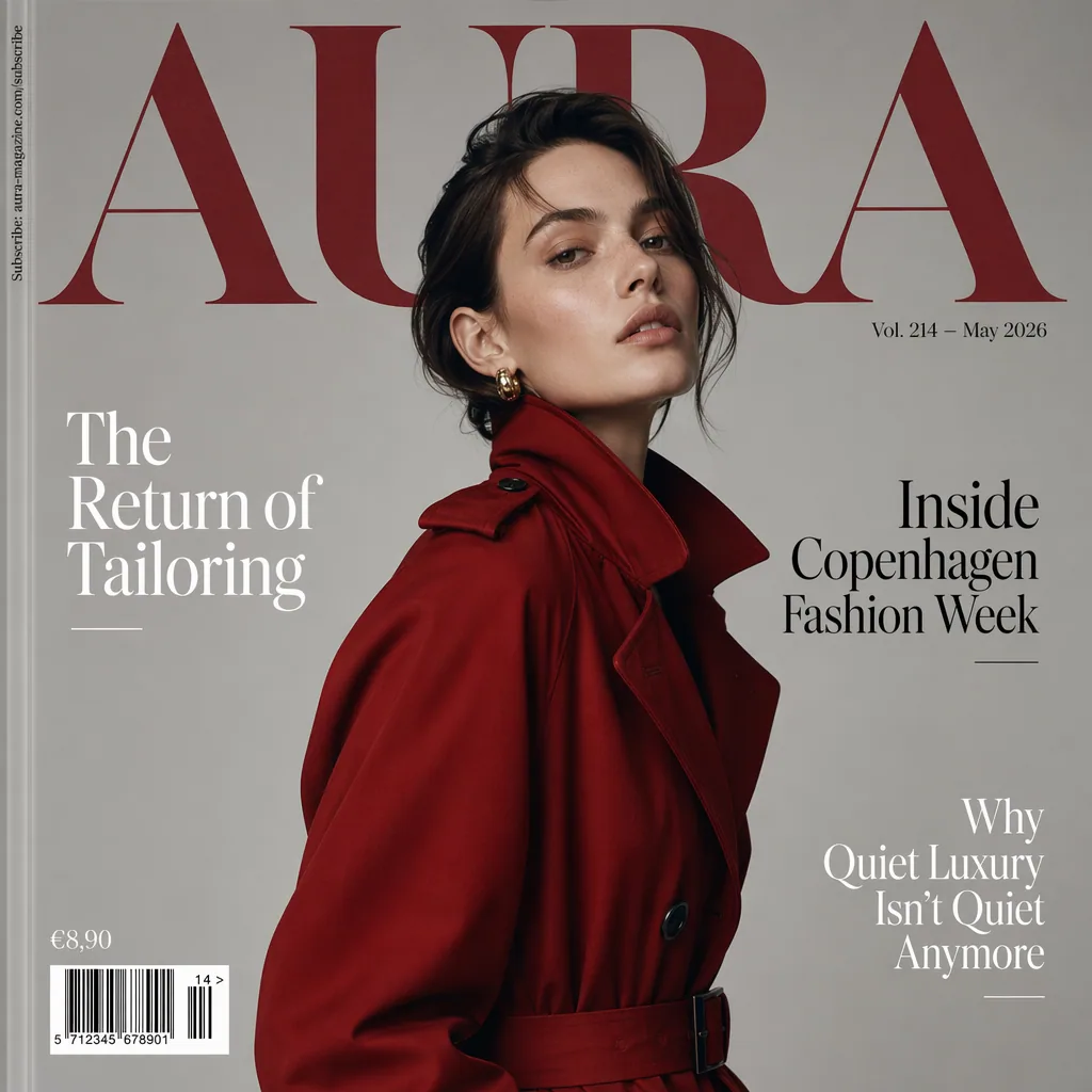 Magazin-Cover im Vogue-Stil